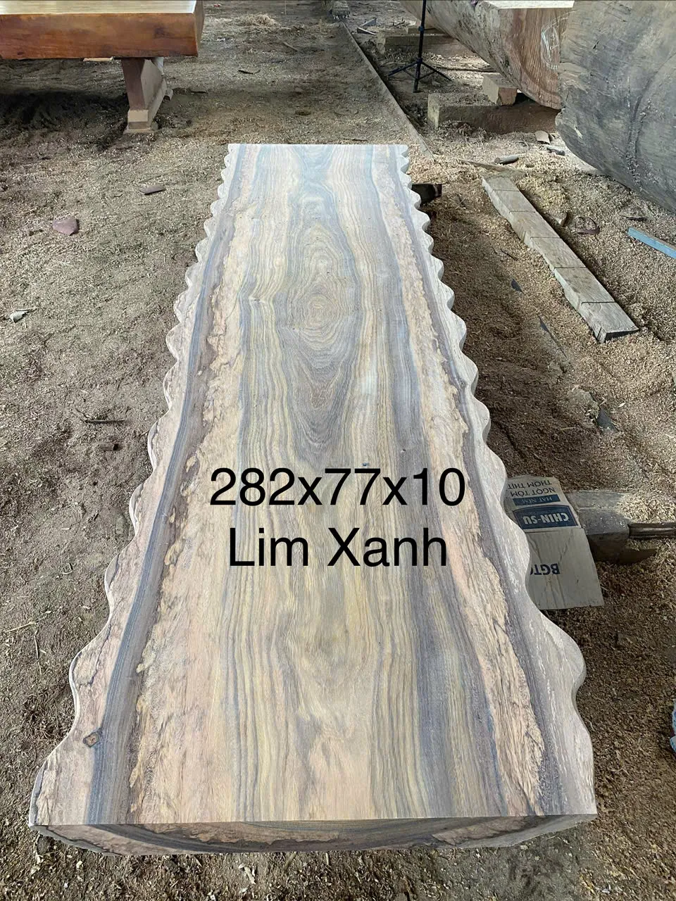 Ảnh 1 - Bàn trà lim xanh 282x77x10