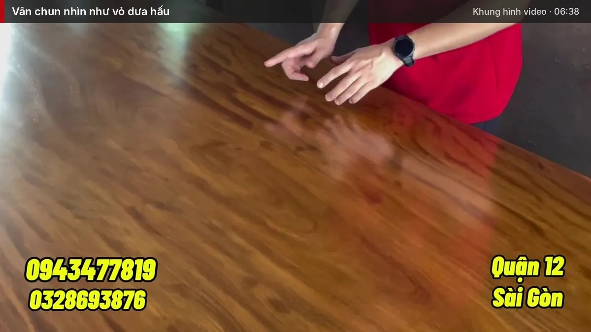 Vân chun nhìn như vỏ dưa hấu Vân chun nhìn như vỏ dưa hấu